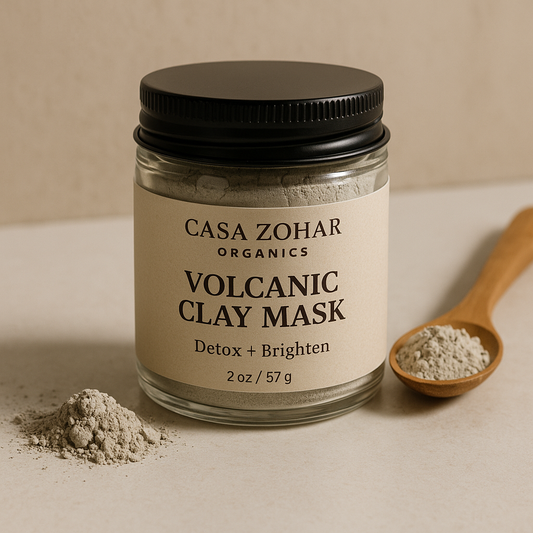 Volcanic Clay Face Mask – Detox + Brighten | Handmade in Nicaragua | 100% Natural